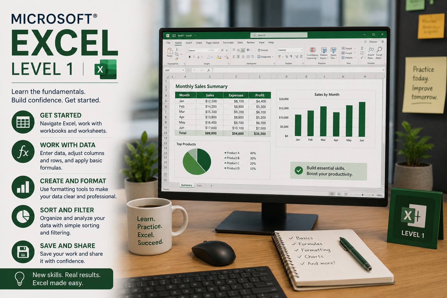 Microsoft Excel - Level 1