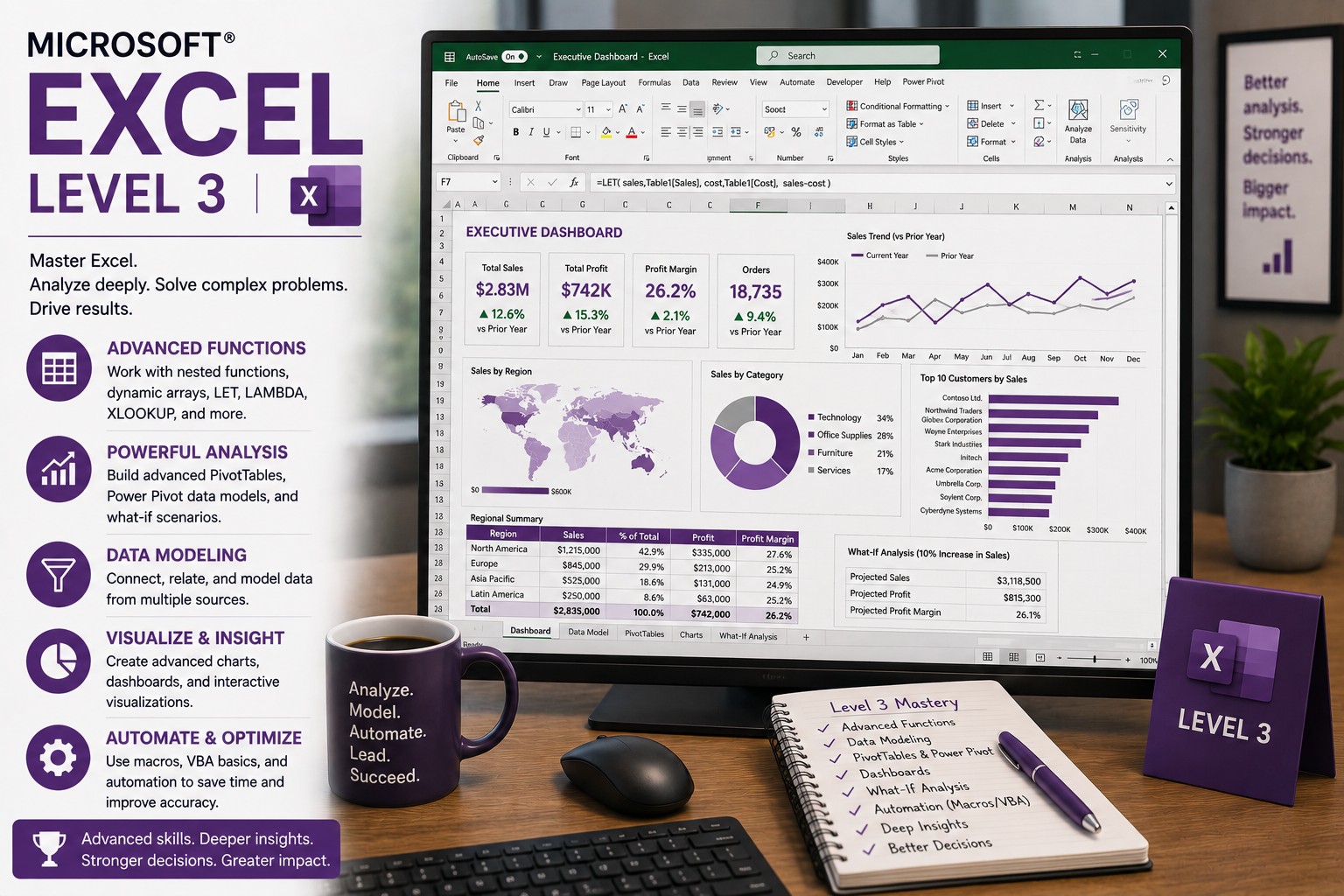 Microsoft Excel - Level 3 