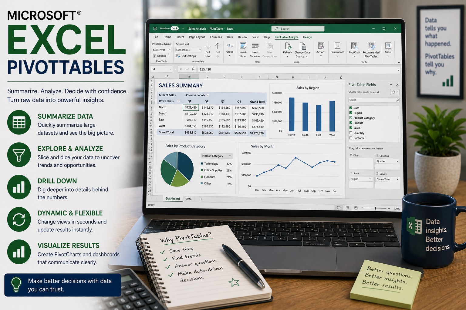 Microsoft Excel - PivotTables